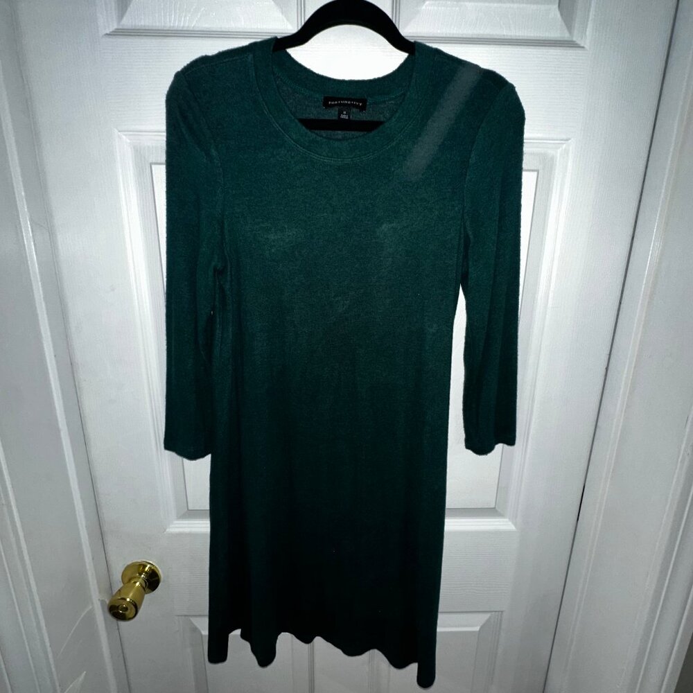 Fortune & Ivy Long Sleeve Knit Mini Dress